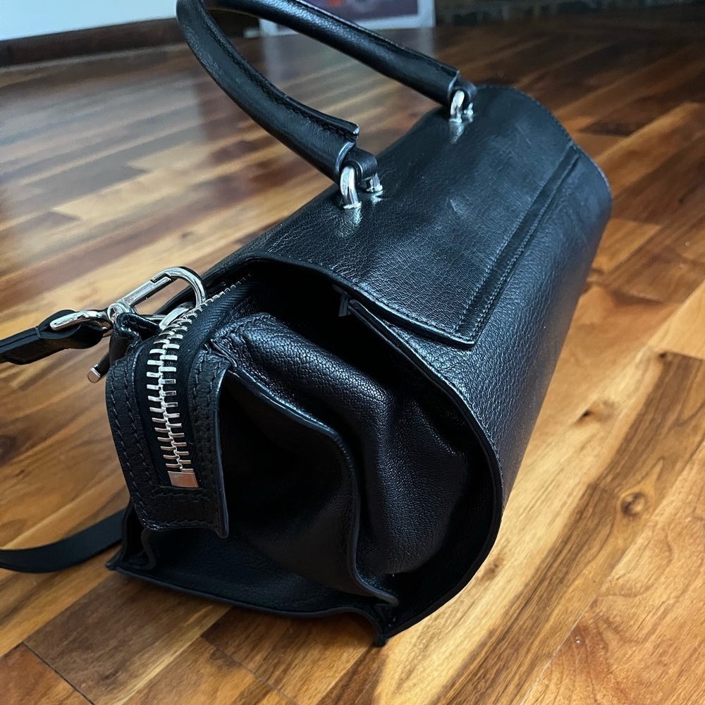 Costume national black leather purse, NEW - Picture 16 of 17